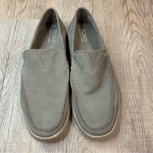TOMS Men's Alonso Loafer Rope espadrilles suede material size M12